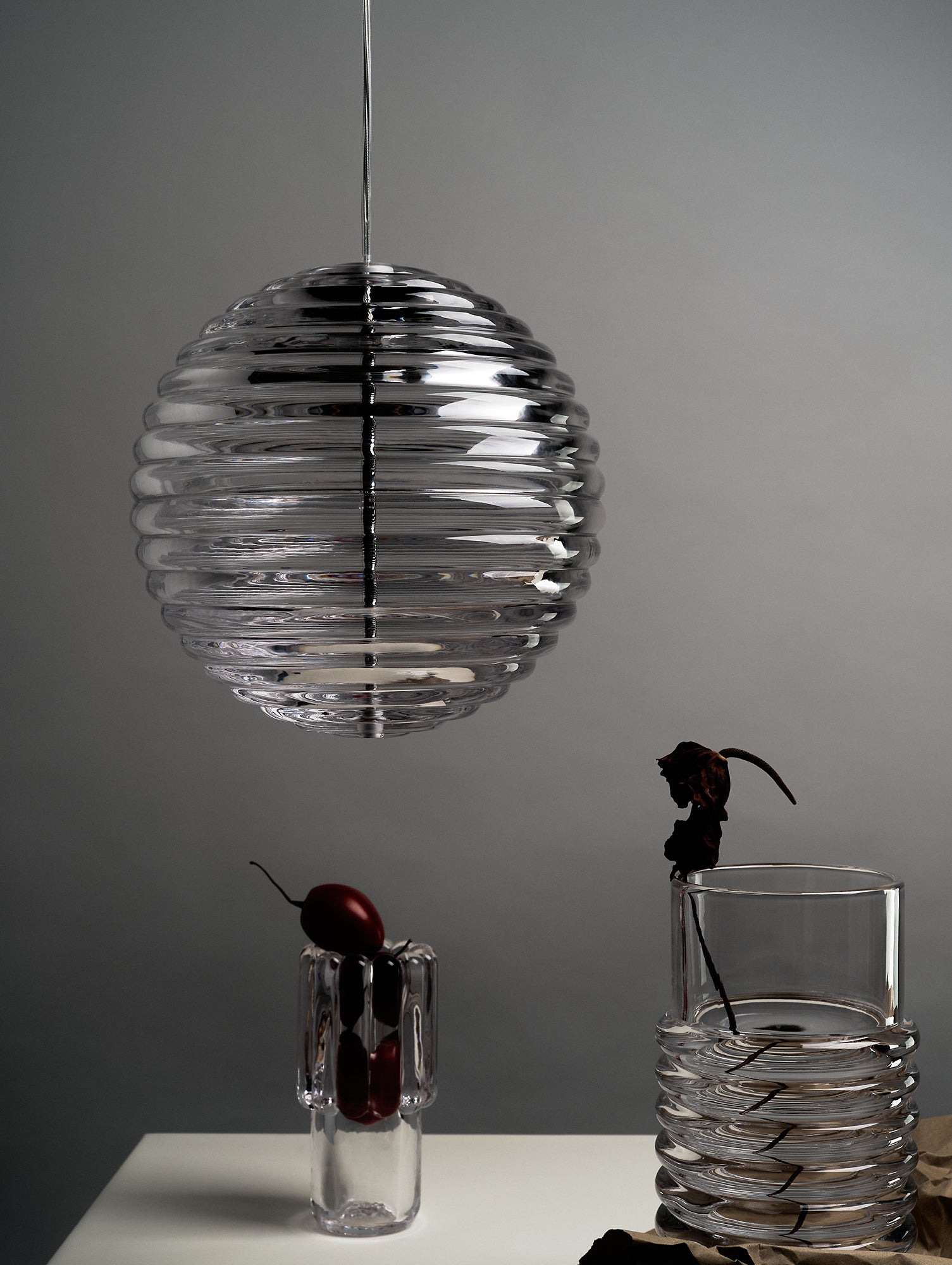 Press Sphere LED Pendant Light by Tom Dixon