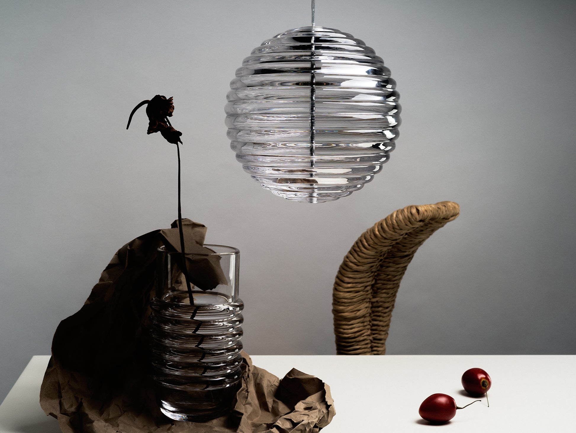 Press Sphere LED Pendant Light by Tom Dixon