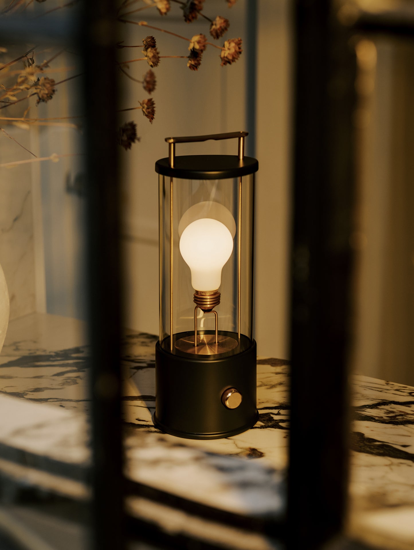 The Muse Portable Lamp in Candlenut White by Tala