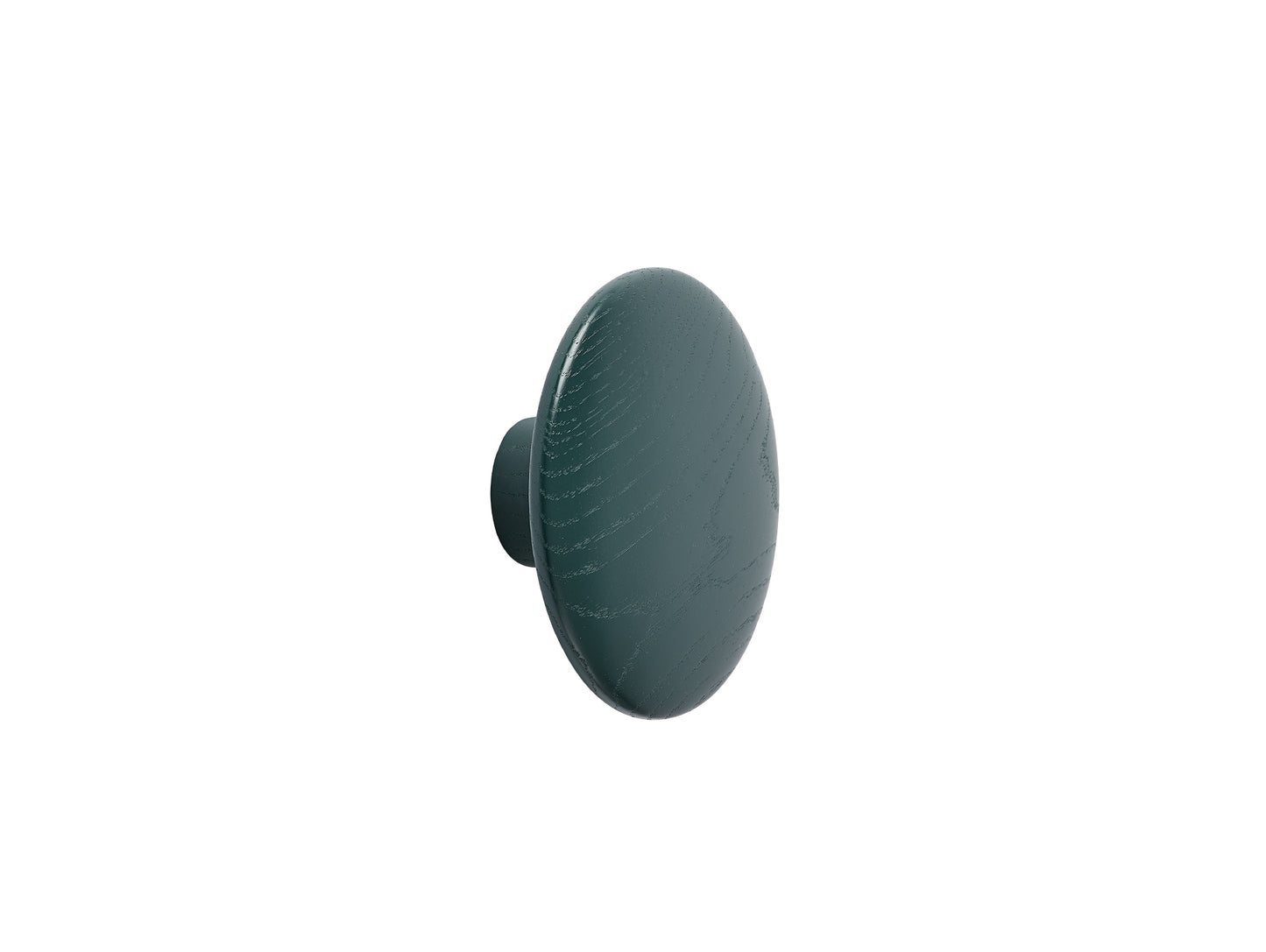 The Dots Coat Hooks by Muuto - Medium / Dark Green Ash