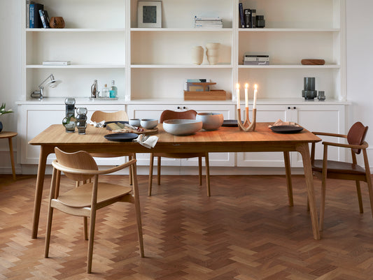 Salon Extension Table by Ro Collection in Oiled Oak