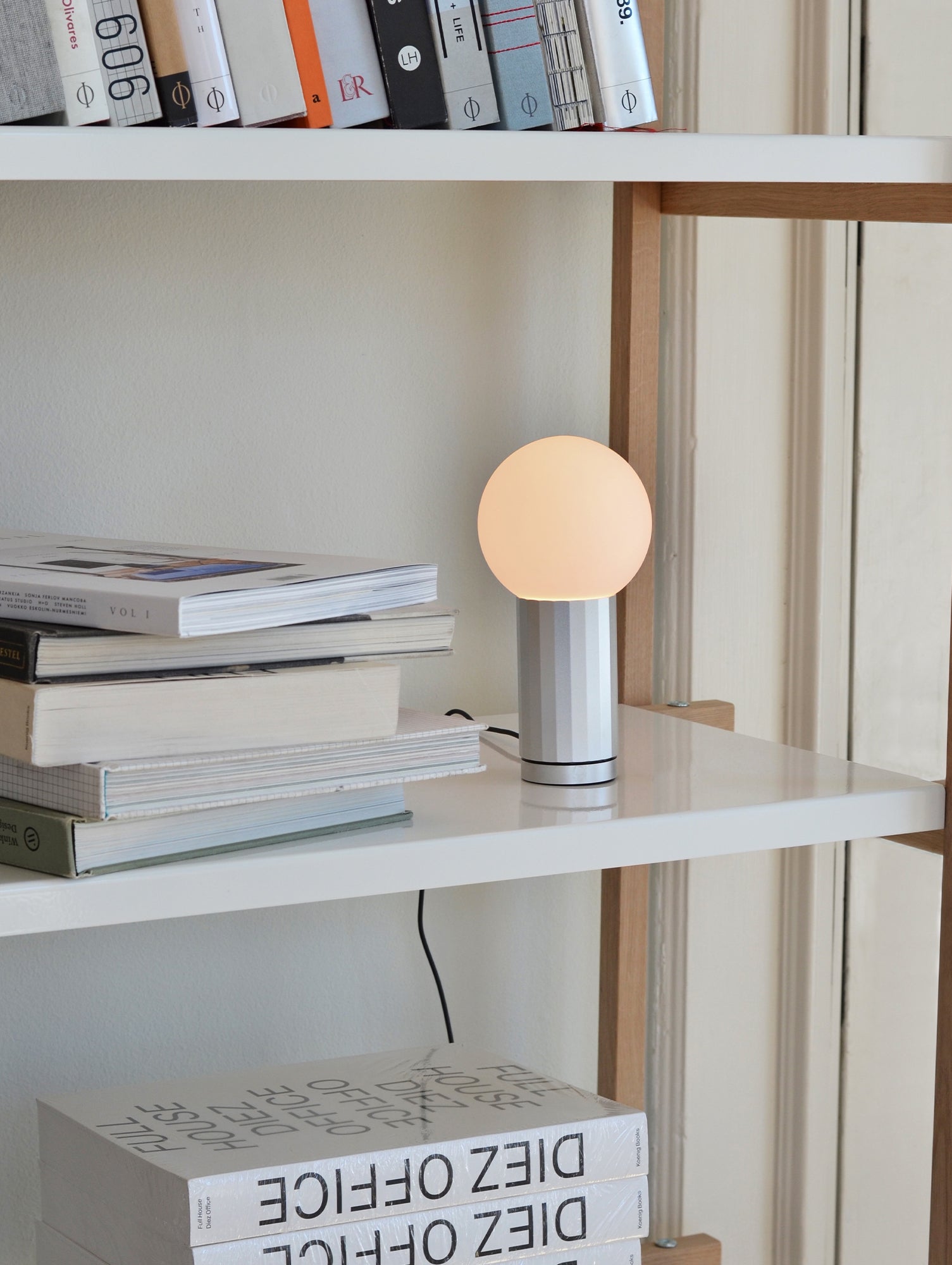 Woody Shelves by HAY - High / Soaped Oak / Almond White