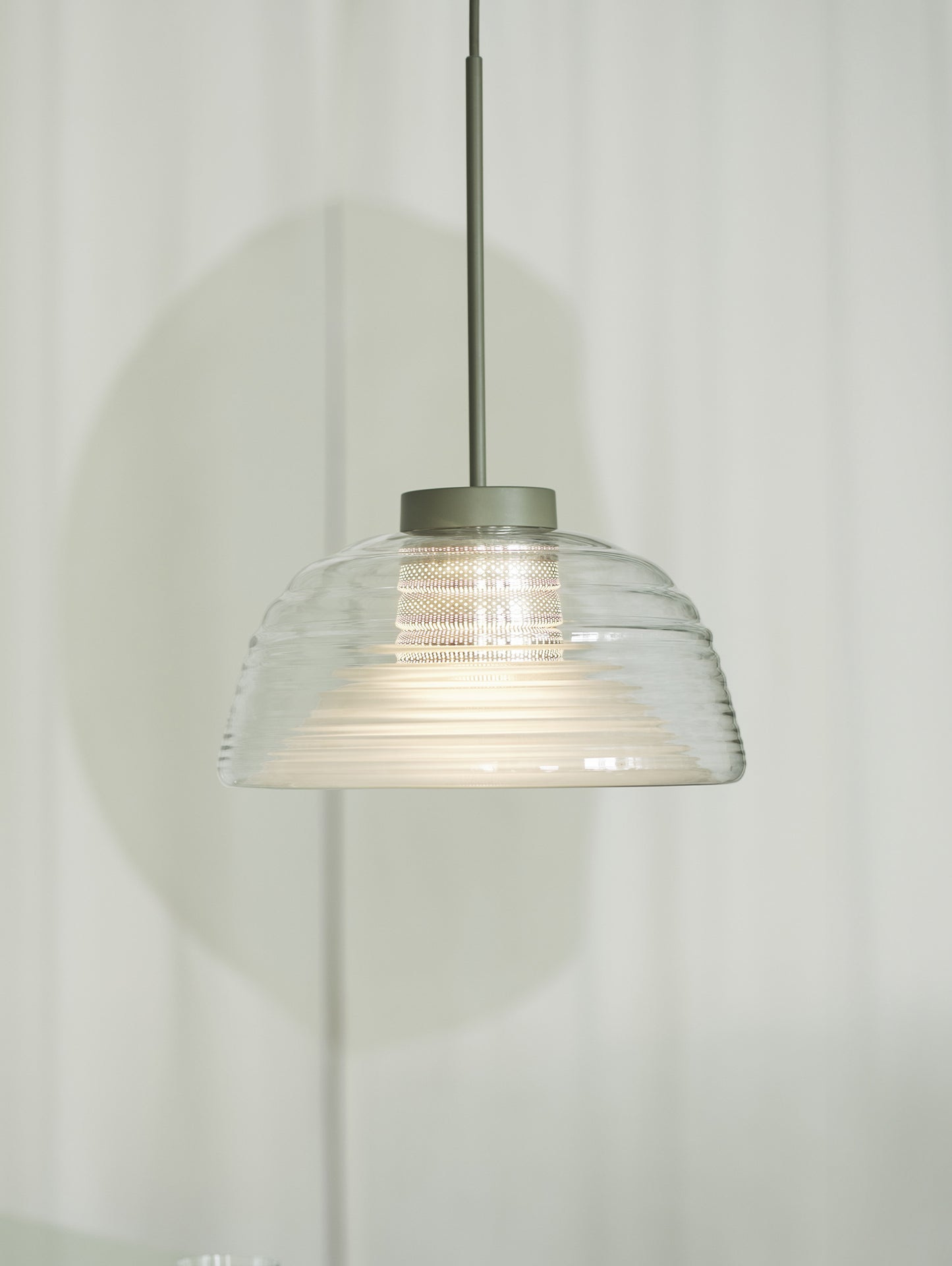 Two Layer Pendant Lamp by Muuto - Olive