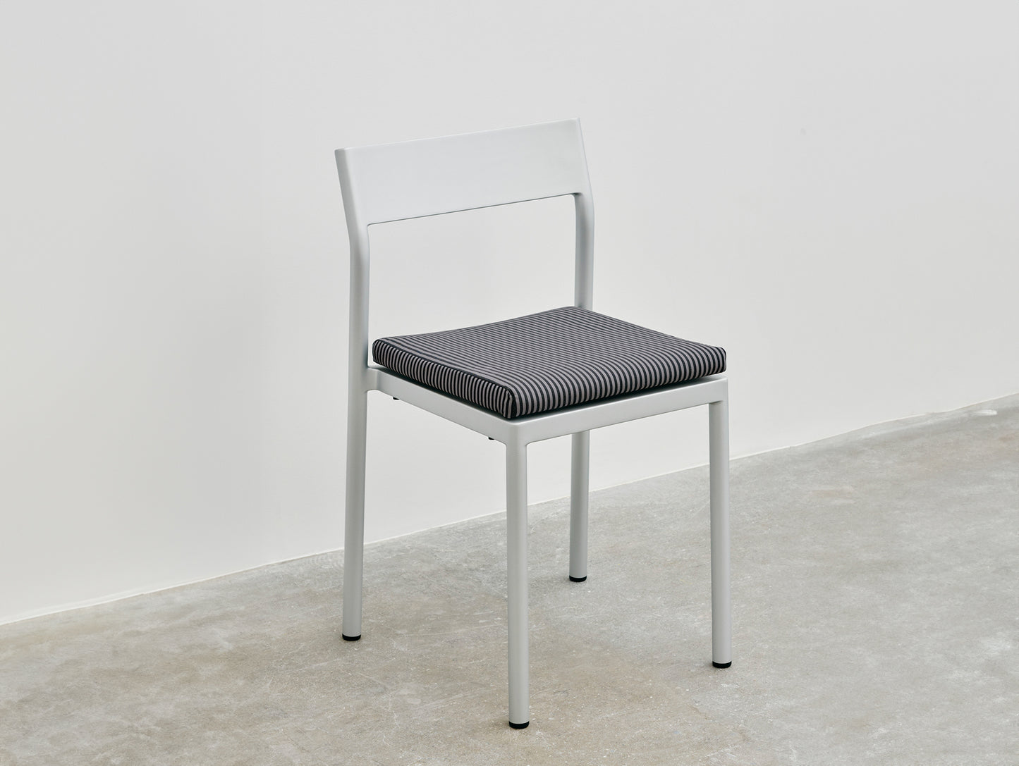 Type Chair Seat Cushion by HAY - Grey Black Stripe