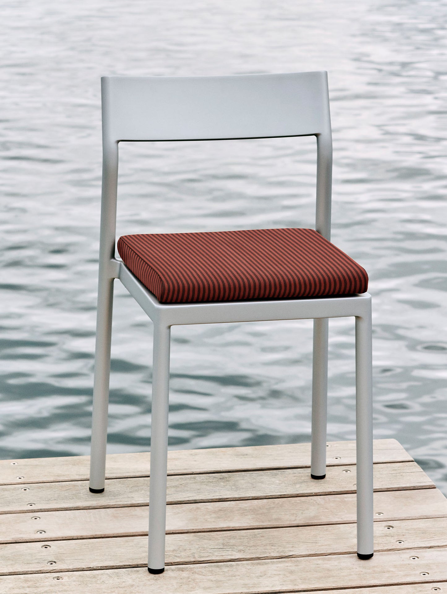 Type Chair Seat Cushion by HAY - Orange Brown Stripe