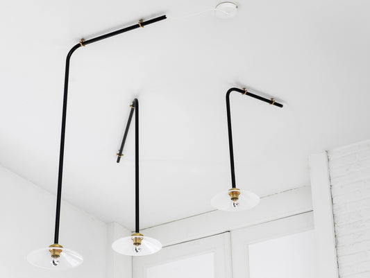 Ceiling Lamp No.3 by Valerie Objects - Black