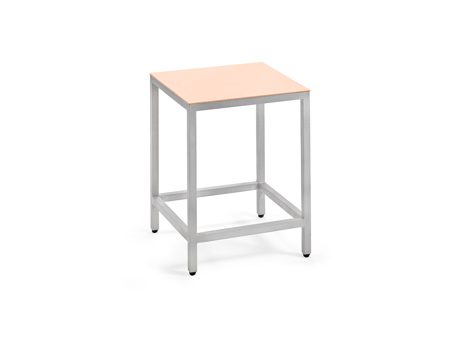 Alu Bar Stool by Valerie Objects - Small (Seat Height: 45 cm) / Pink
