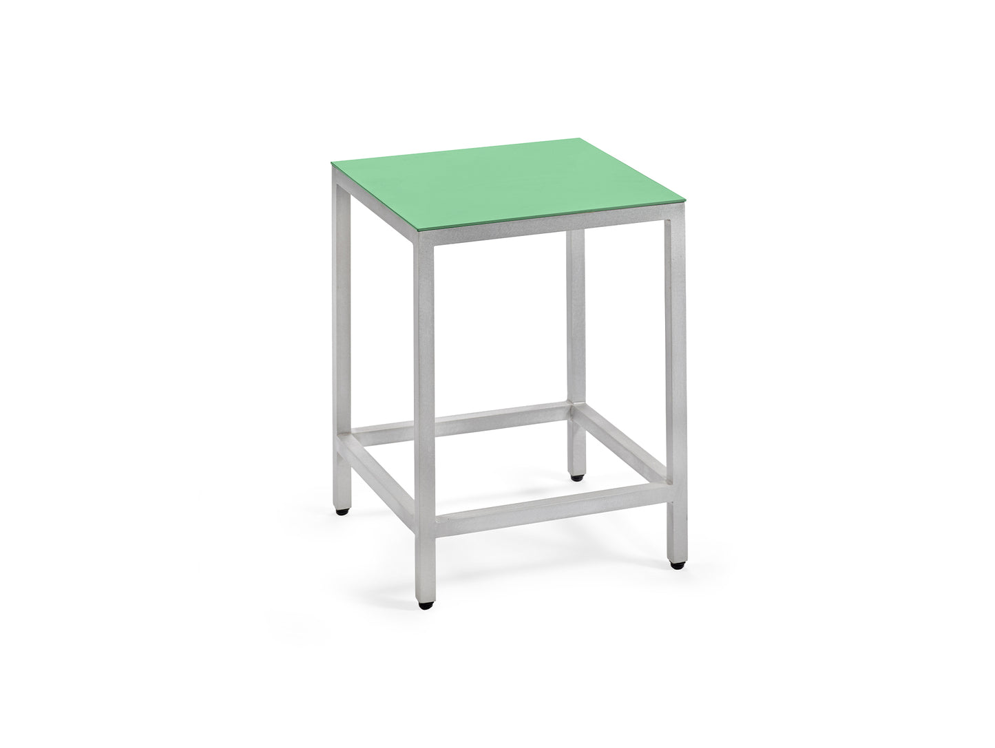 Alu Bar Stool by Valerie Objects - Small (Seat Height: 45 cm) / Green