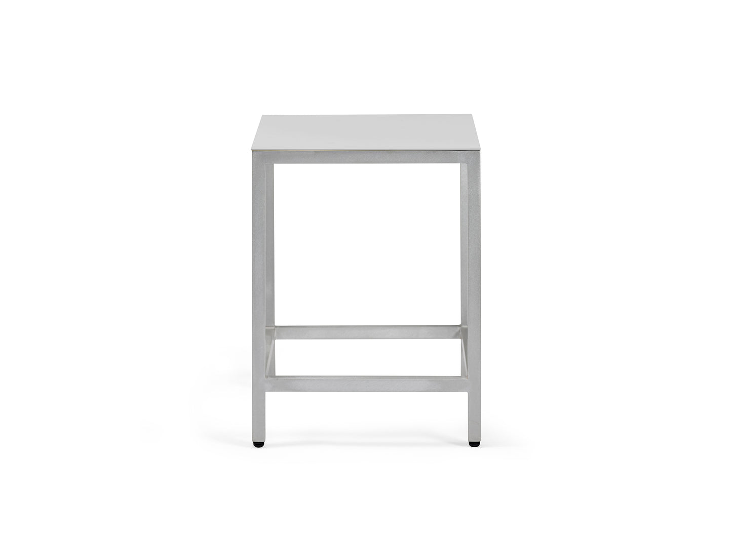 Alu Bar Stool by Valerie Objects - Small (Seat Height: 45 cm) / Aluminium