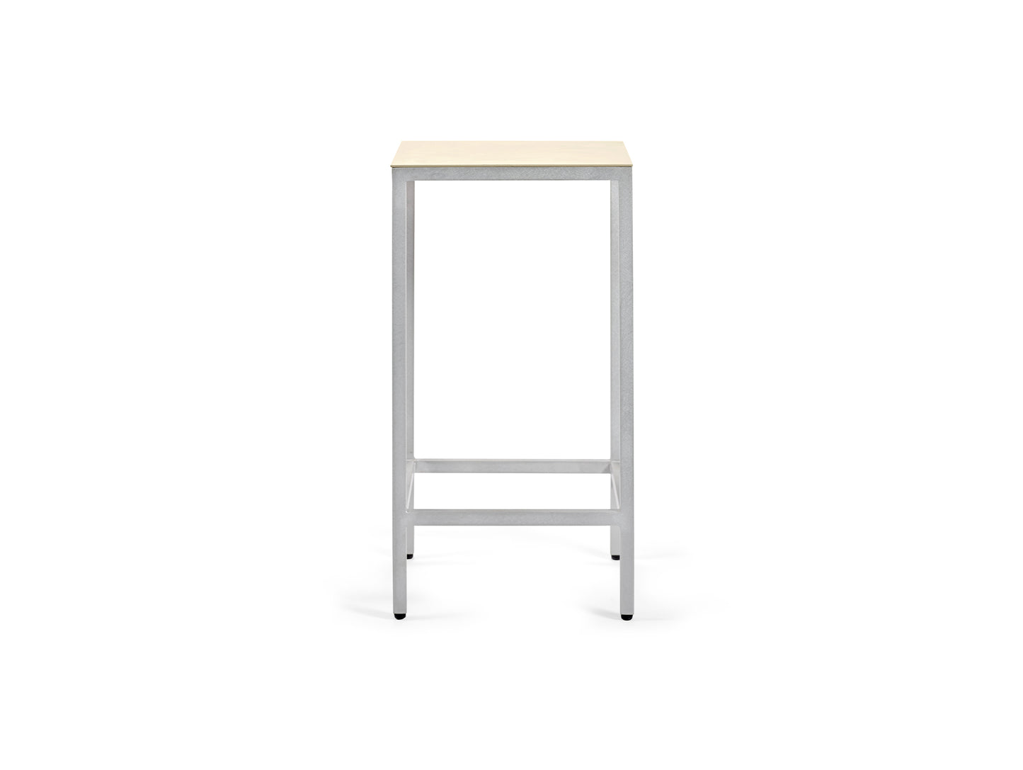 Alu Bar Stool by Valerie Objects - Medium (Seat Height: 65 cm) / Ivory