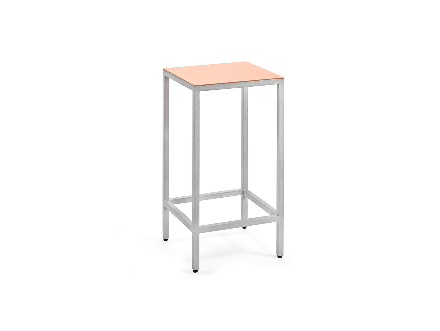 Alu Bar Stool by Valerie Objects - Medium (Seat Height: 65 cm) / Pink