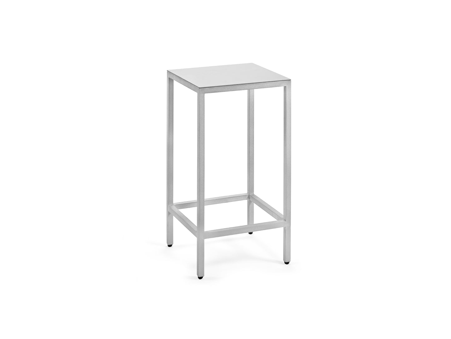 Alu Bar Stool by Valerie Objects - Medium (Seat Height: 65 cm) / Aluminium