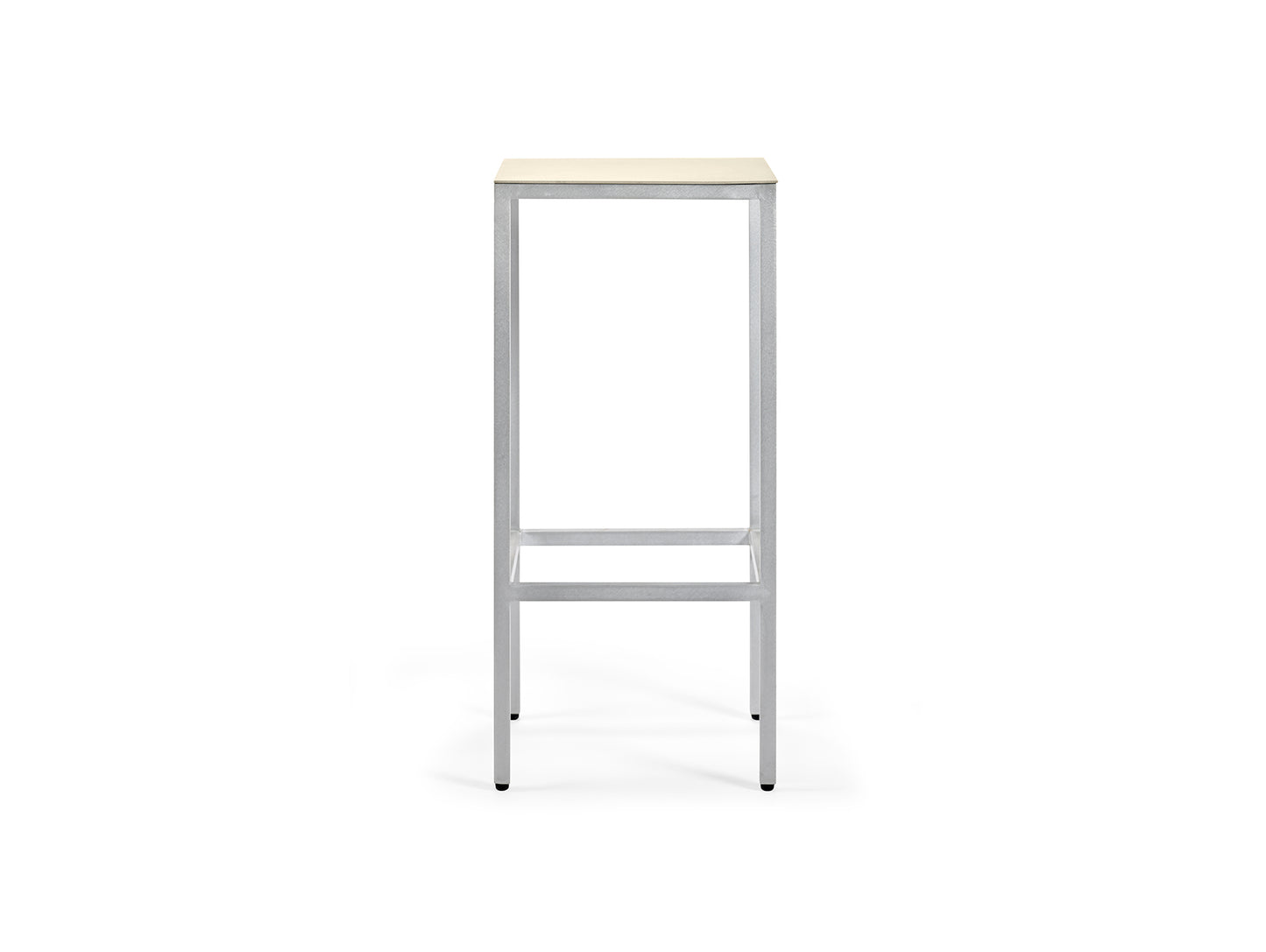 Alu Bar Stool by Valerie Objects - Large (Seat Height: 75 cm) / Ivory