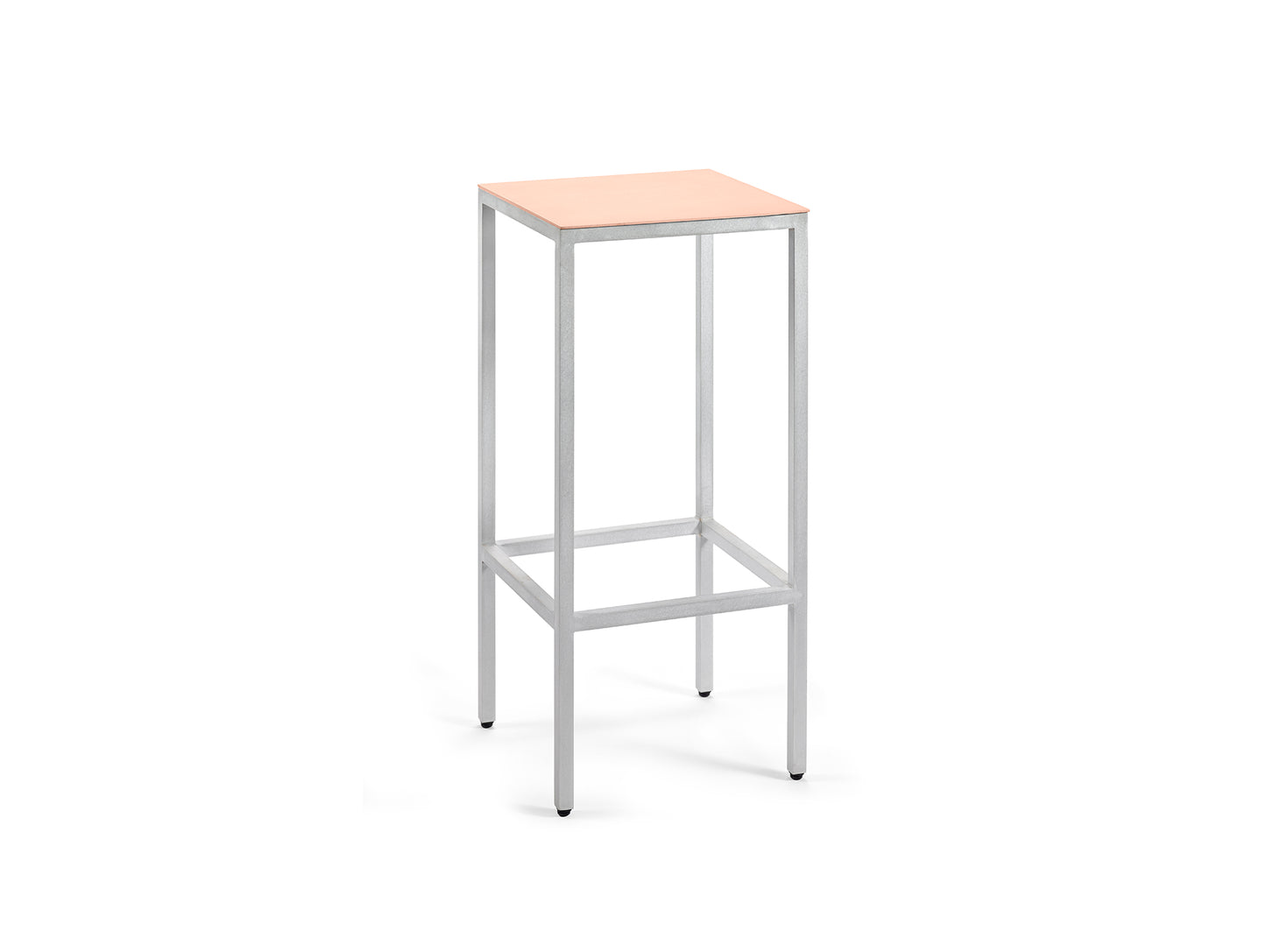 Alu Bar Stool by Valerie Objects - Large (Seat Height: 75 cm) / Pink