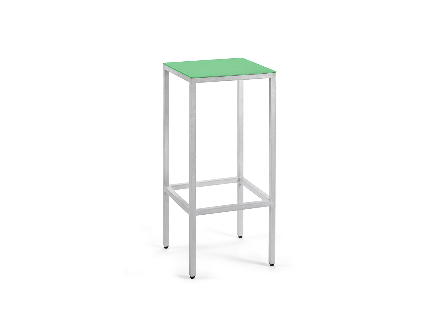 Alu Bar Stool by Valerie Objects - Large (Seat Height: 75 cm) / Green