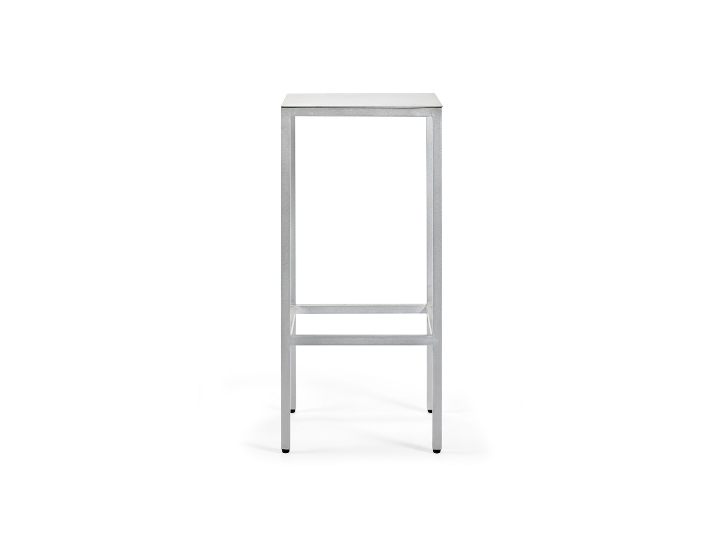 Alu Bar Stool by Valerie Objects - Large (Seat Height: 75 cm) / Aluminium
