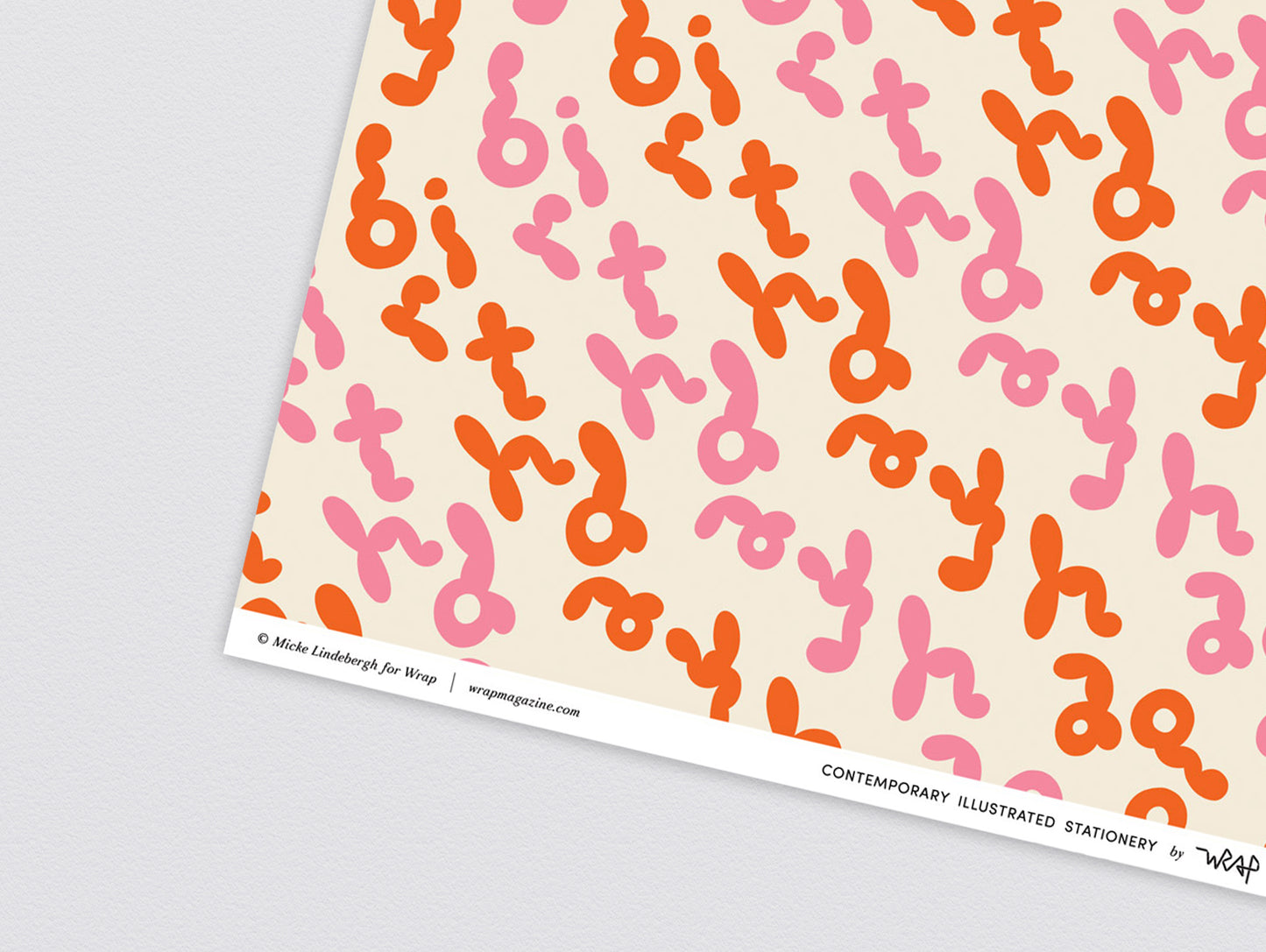 Happy Birthday Bubble Writing Wrapping Paper by Wrap