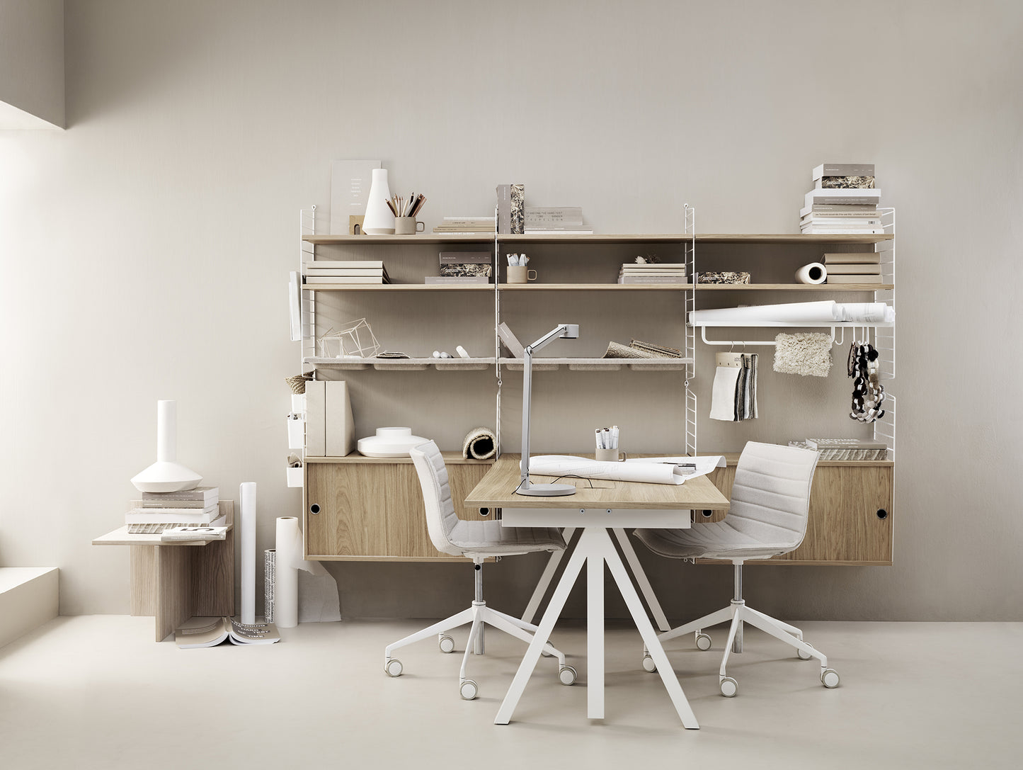 Height Adjustable Work Desk by String