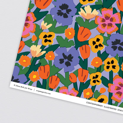Wild Flowers Wrapping Paper by Wrap