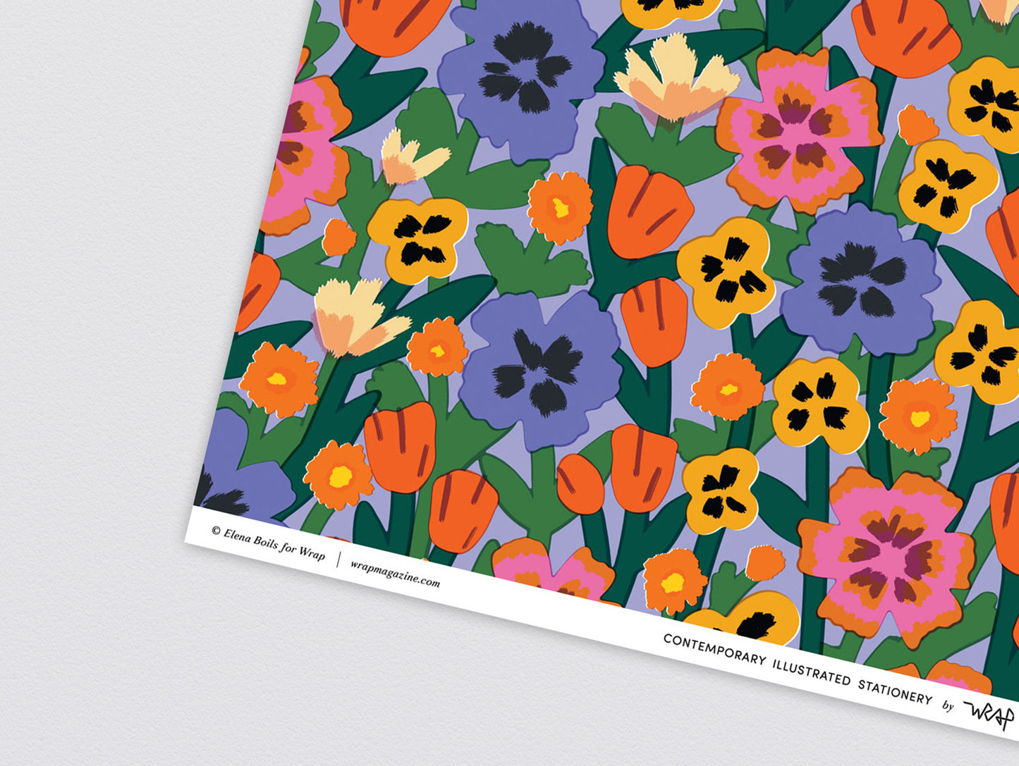 'Wild Flowers' Wrapping Paper by Wrap