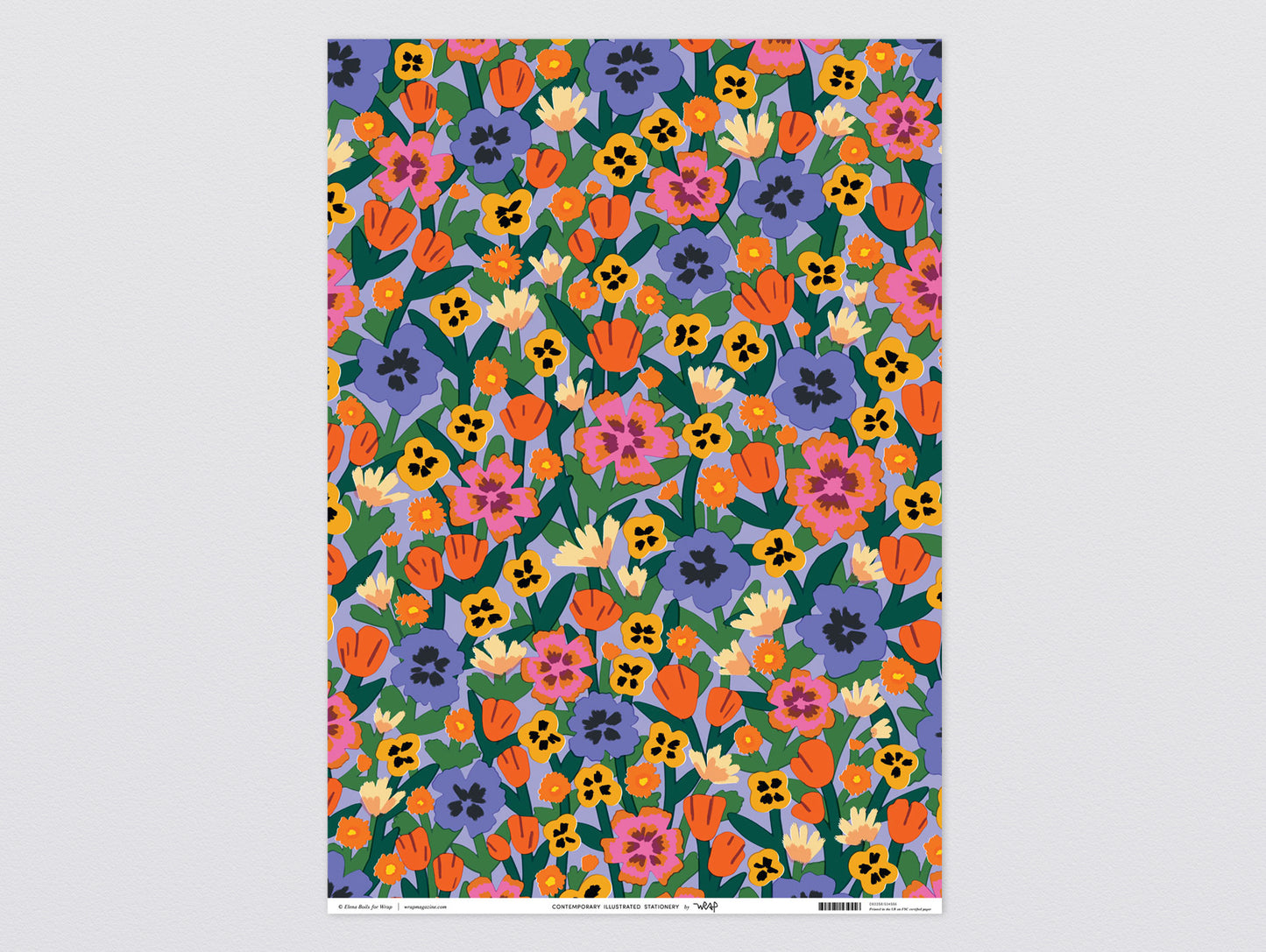 'Wild Flowers' Wrapping Paper by Wrap