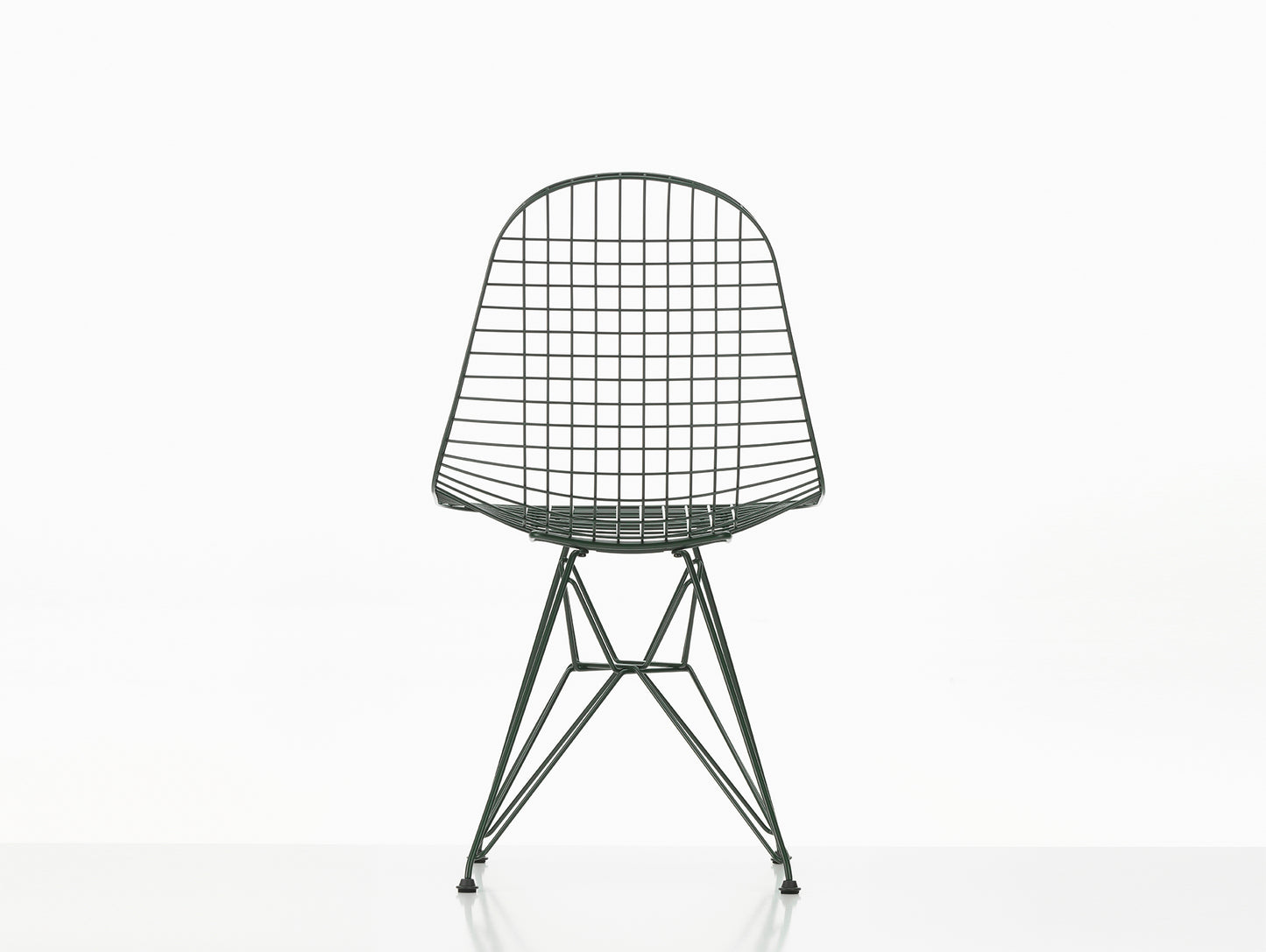 Eames DKR Wire Chair - New Colours by Vitra / Dark Green Powder-Coated Steel