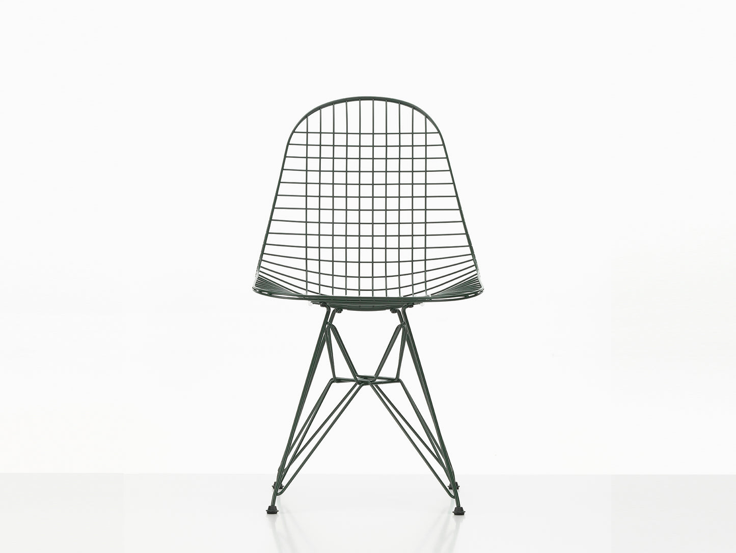 Eames DKR Wire Chair - New Colours by Vitra / Dark Green Powder-Coated Steel