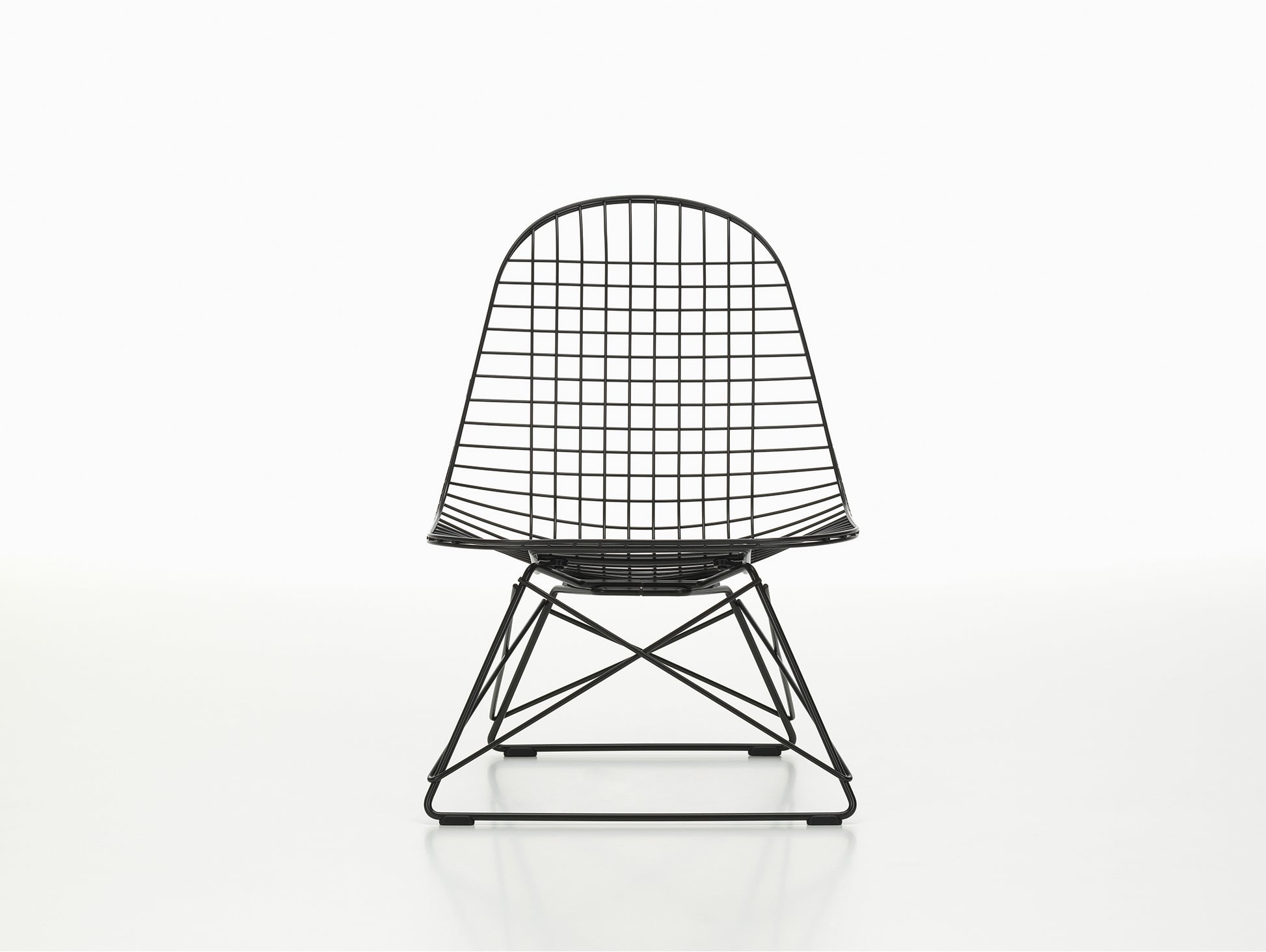 Eames LKR Wire Chair by Vitra - Basic Dark Powder-Coated Steel