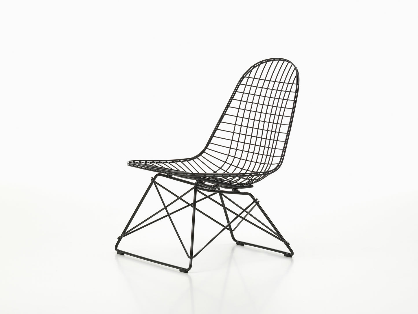 Eames LKR Wire Chair by Vitra - Basic Dark Powder-Coated Steel