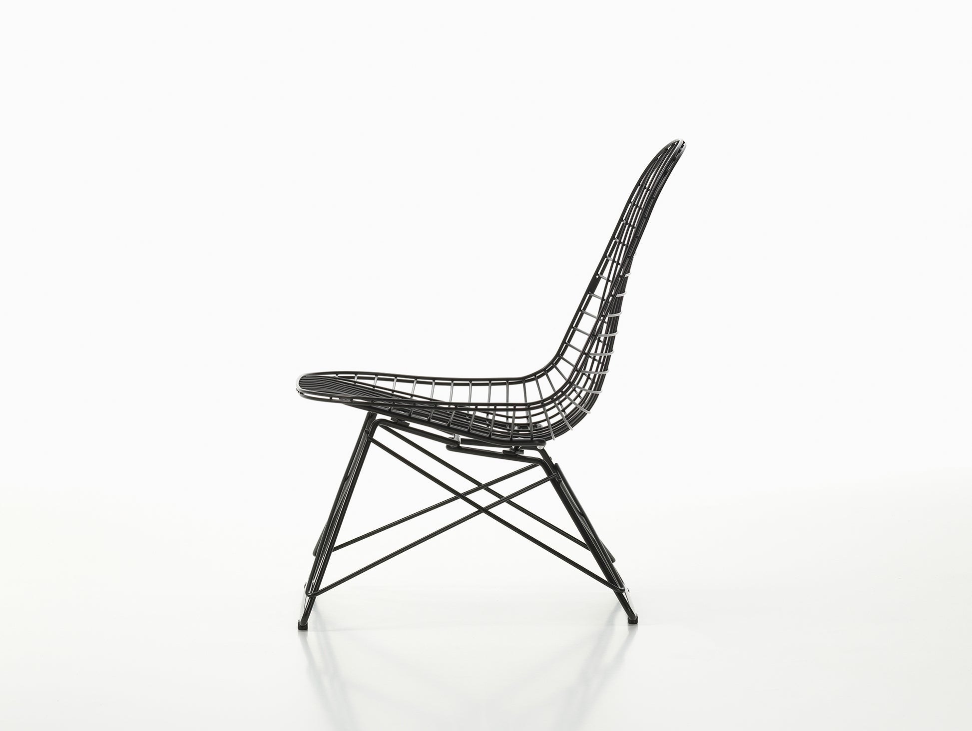 Eames LKR Wire Chair by Vitra - Basic Dark Powder-Coated Steel