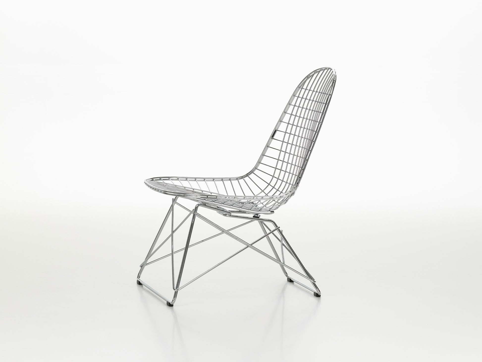 Eames LKR Wire Chair by Vitra - Chromed Powder-Coated Steel