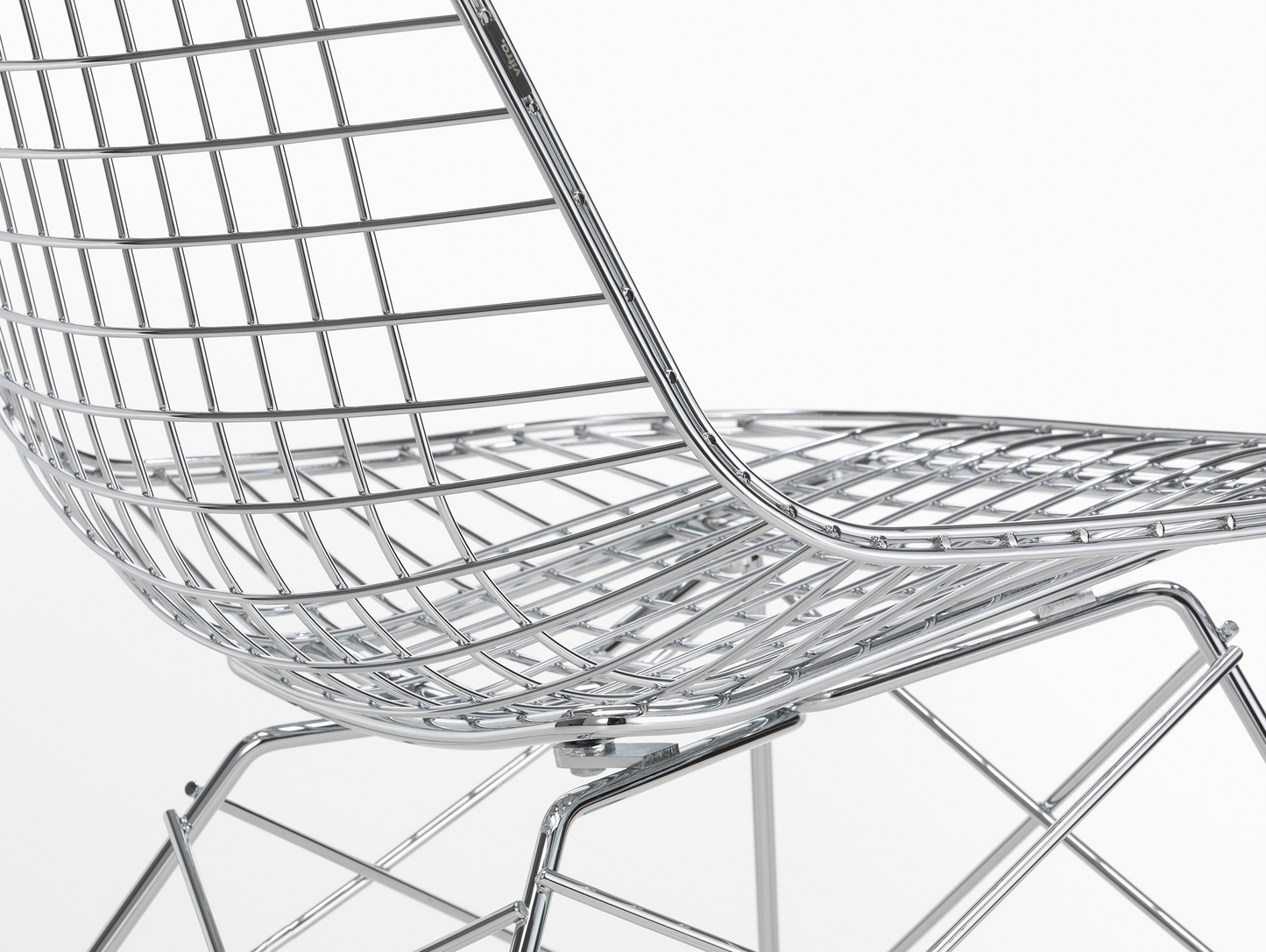 Eames LKR Wire Chair by Vitra - Chromed Powder-Coated Steel