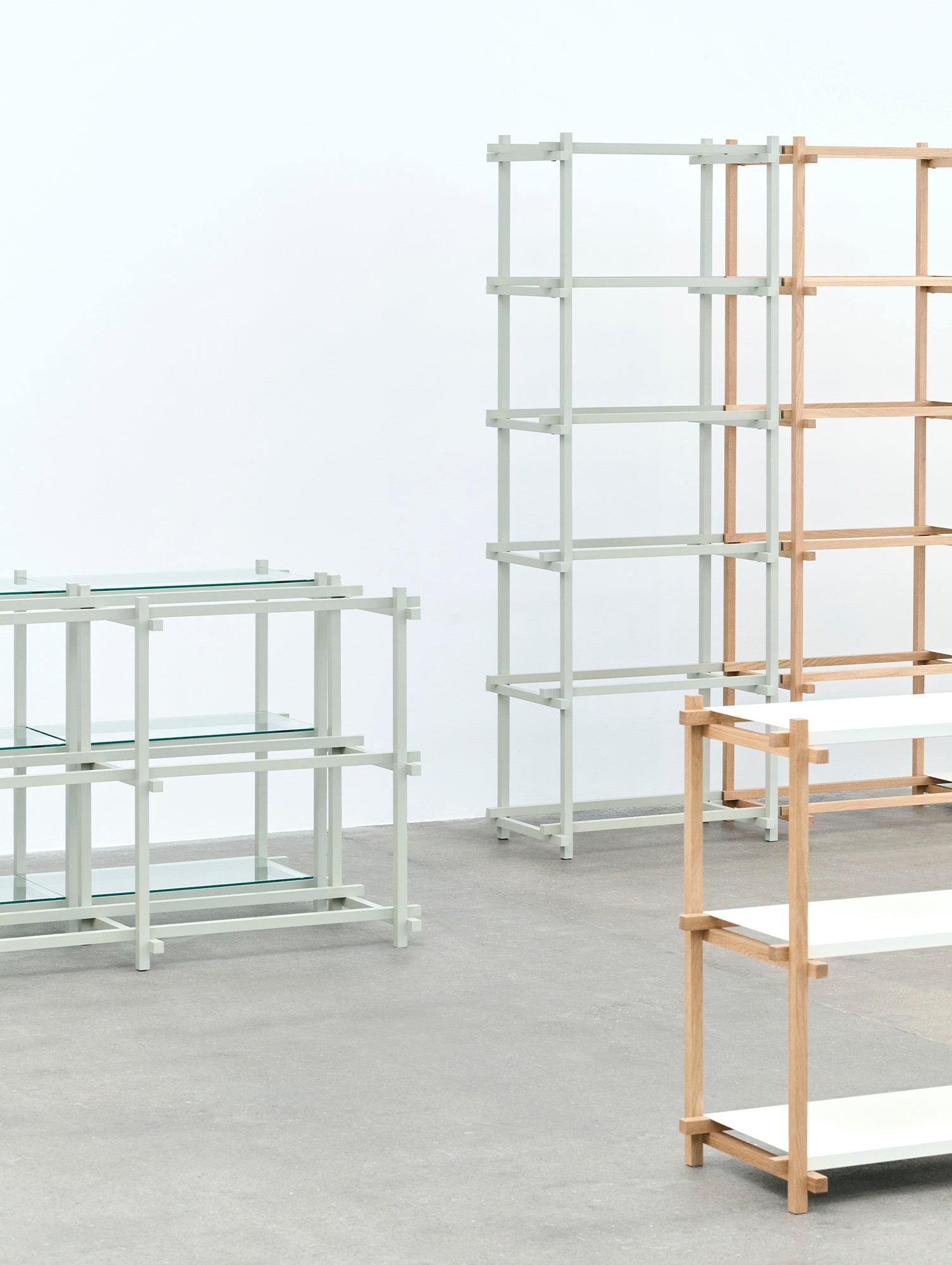 Woody Shelves by HAY