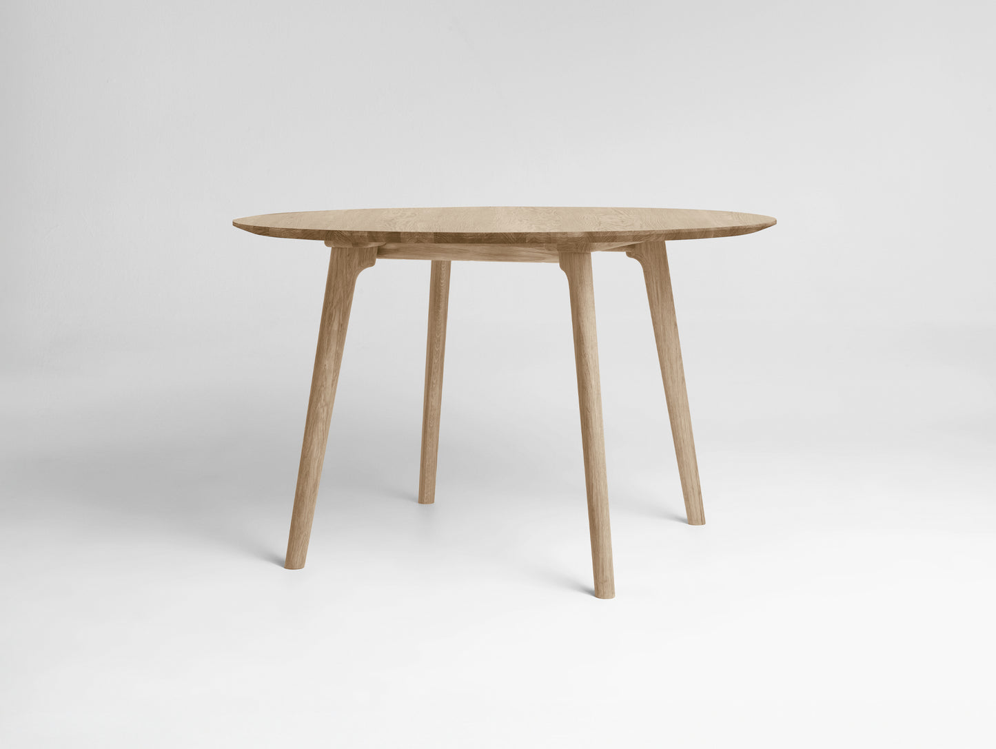  Salon Fixed Dining Table - Round by Ro Collection - Soaped Oak