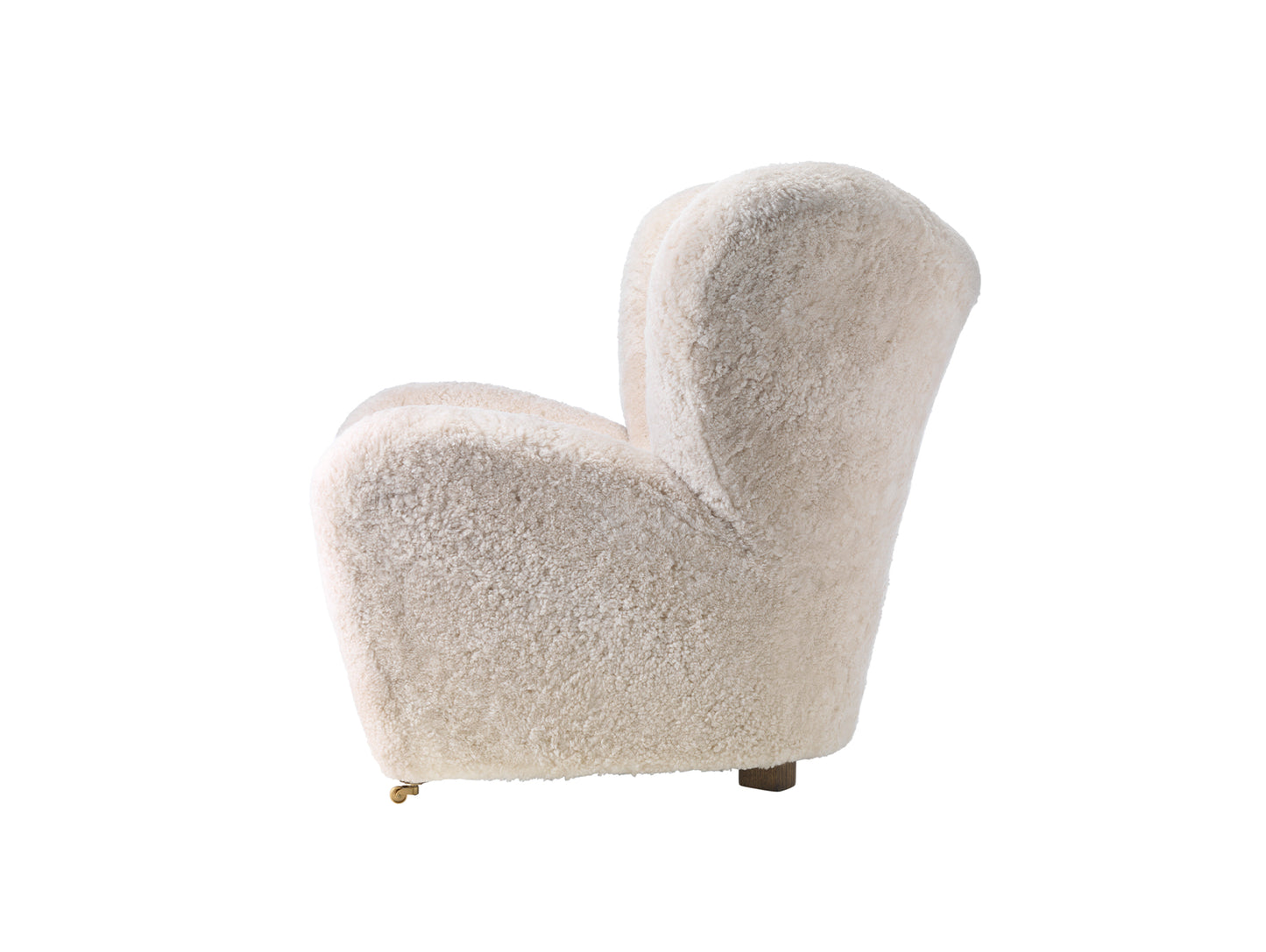 The Tired Man Lounge Chair by Audo Copenhagen - Sheepskin Moonlight