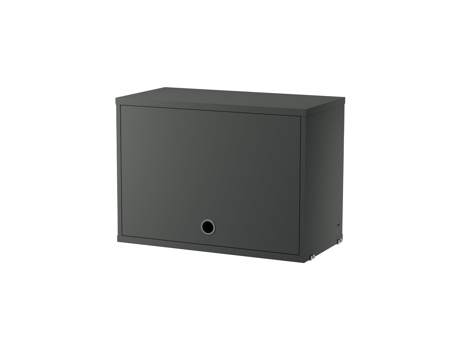 Cabinet with Flip Door by String - W58 / Dark Grey
