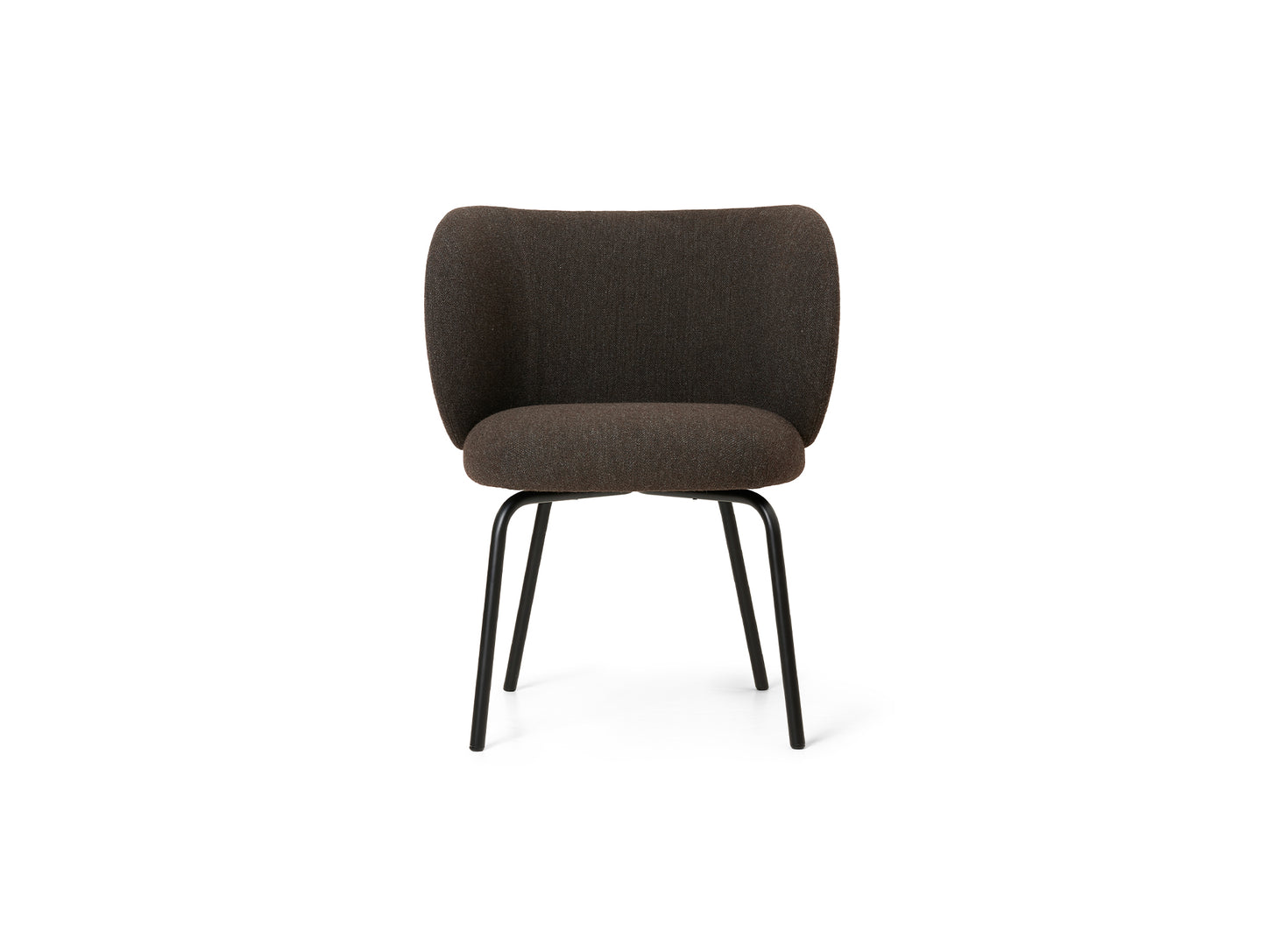 Rico Dining Chair - Fixed Base by Ferm Living - Hallingdal 65 376 / Black Base