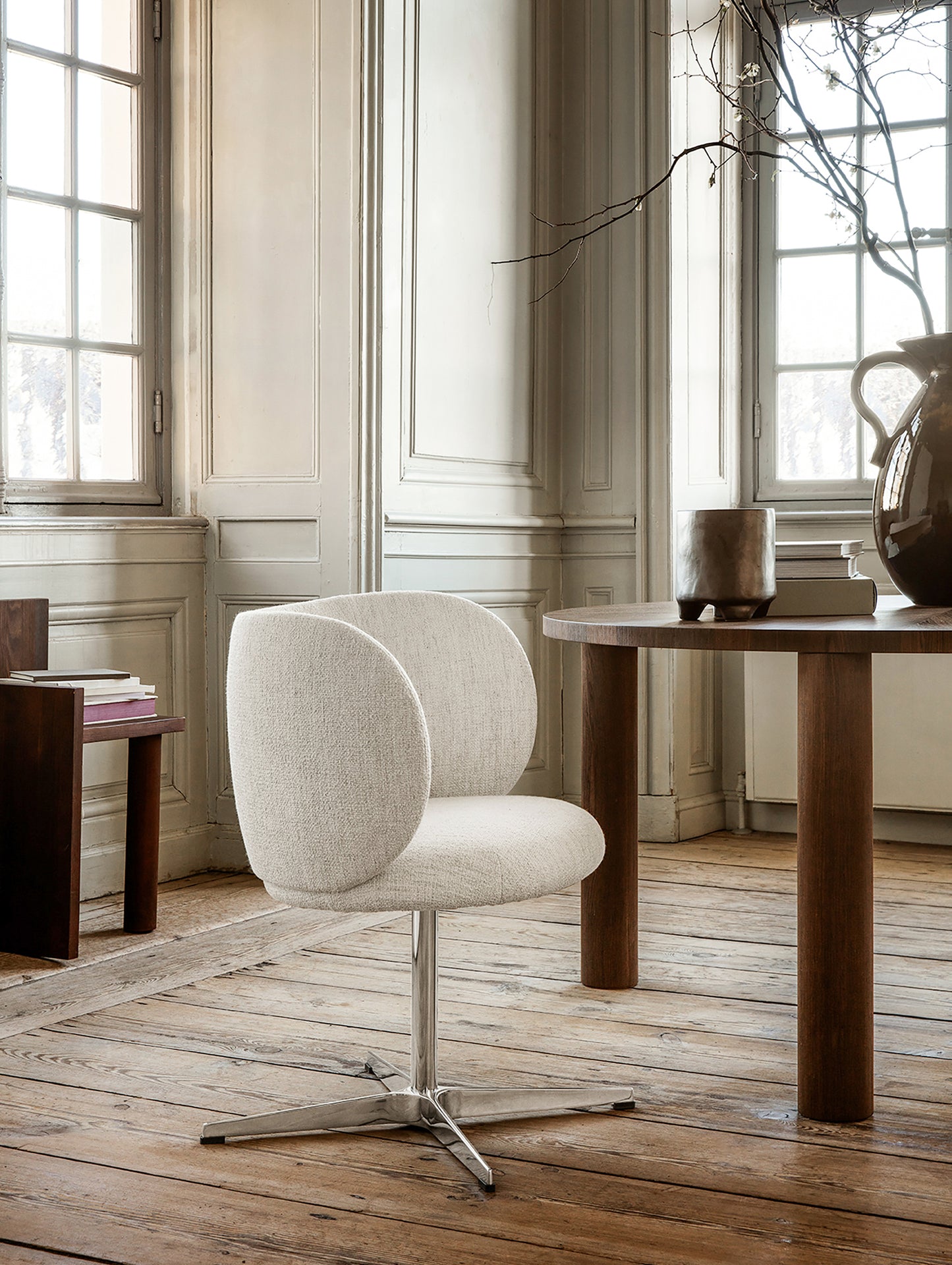 Rico Dining Chair - Swivel Base by Ferm Living