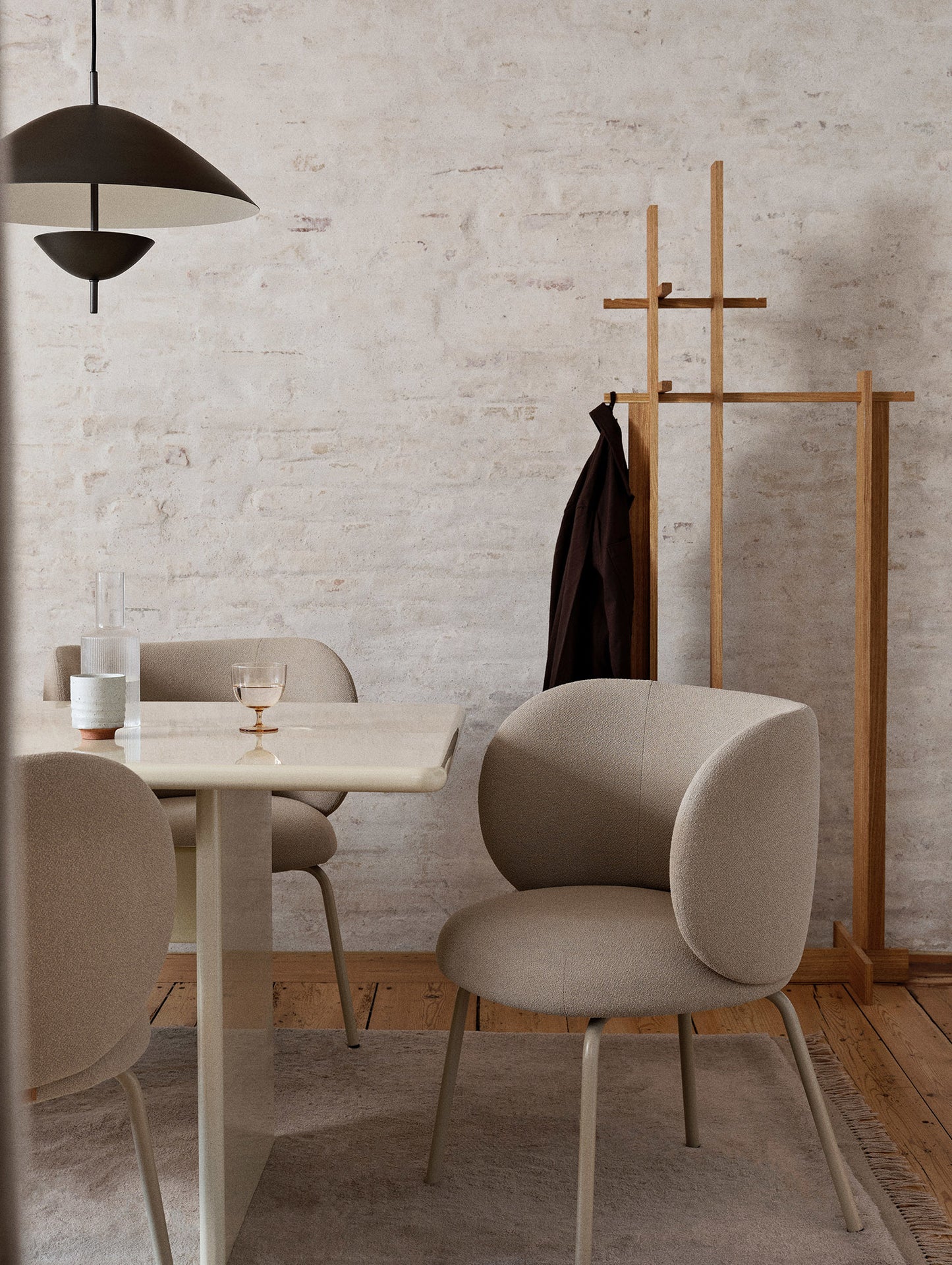 Rico Dining Chair - Fixed Base by Ferm Living