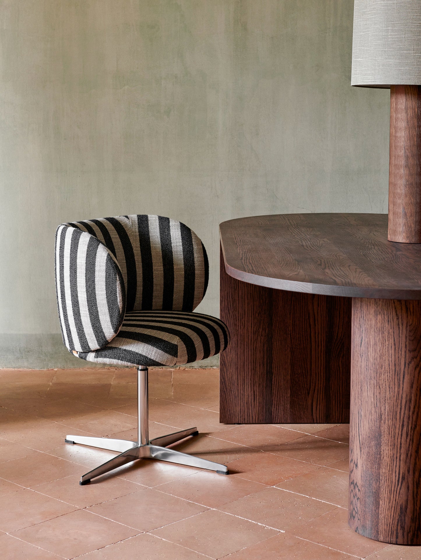 Rico Dining Chair - Swivel Base by Ferm Living