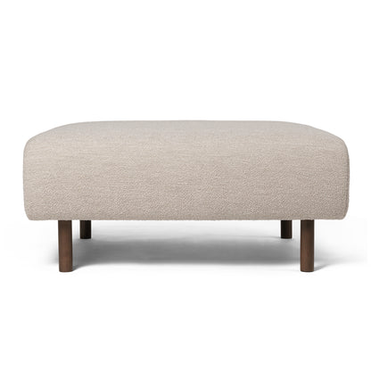 Dase Ottoman by Ferm Living - Soft Boucle Natural