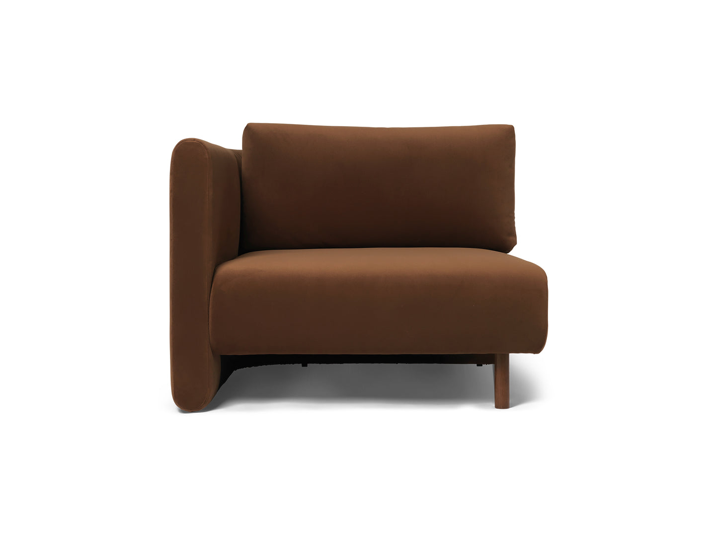 Dase Modular Sofa - Individual Modules by Ferm Living - Rich Velvet / Soft Brown