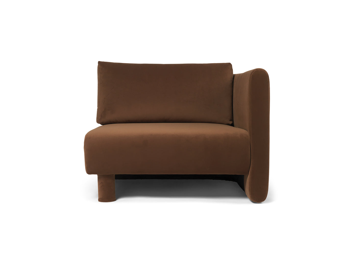 Dase Modular Sofa - Individual Modules by Ferm Living - Rich Velvet / Soft Brown