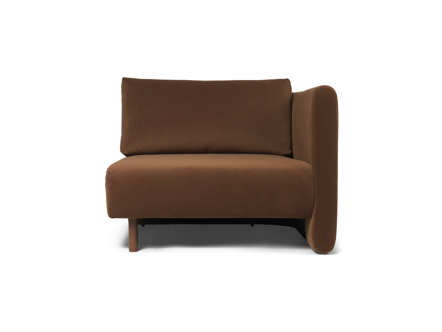 Dase Modular Sofa - Individual Modules by Ferm Living - Rich Velvet / Soft Brown