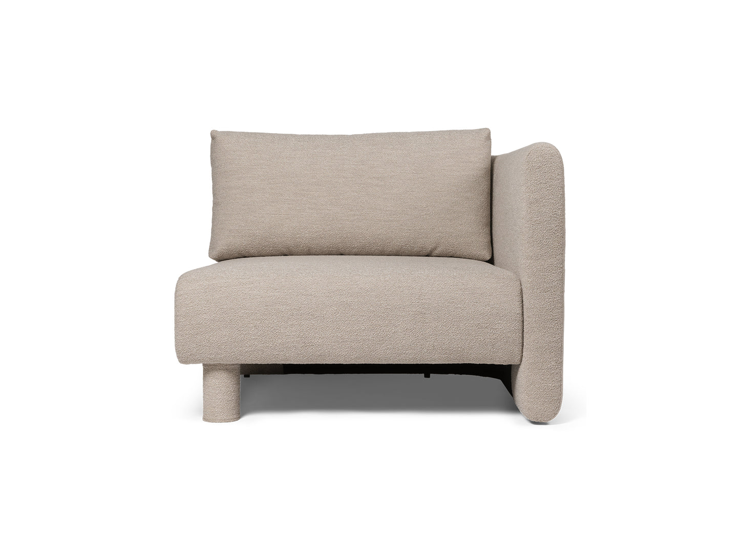 Dase Modular Sofa - Individual Modules by Ferm Living - Soft Boucle / Natural