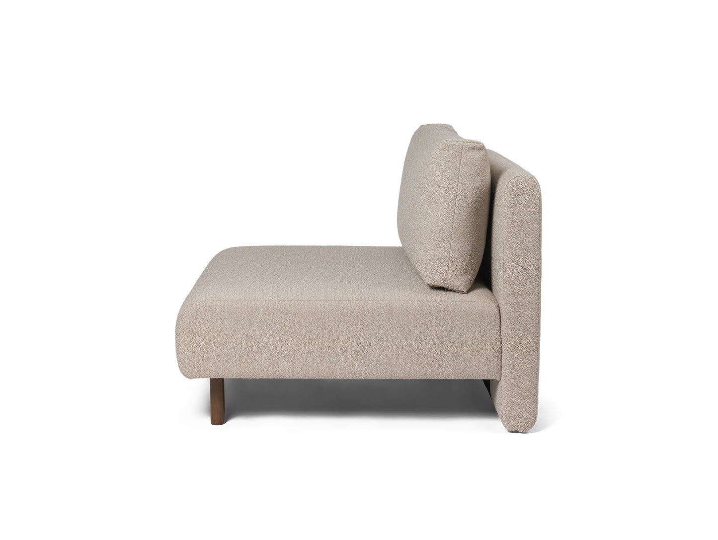 Dase Modular Sofa - Individual Modules by Ferm Living - Centre Module / Soft Boucle / Natural