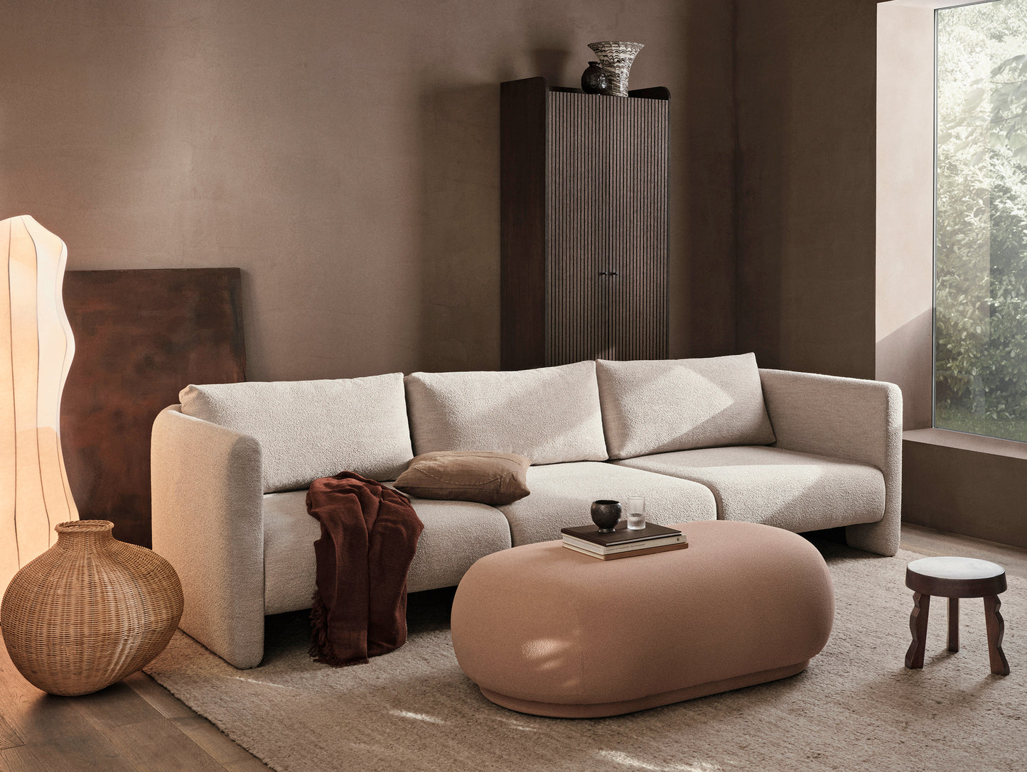 Dase Modular Sofa - Individual Modules by Ferm Living - Soft Boucle