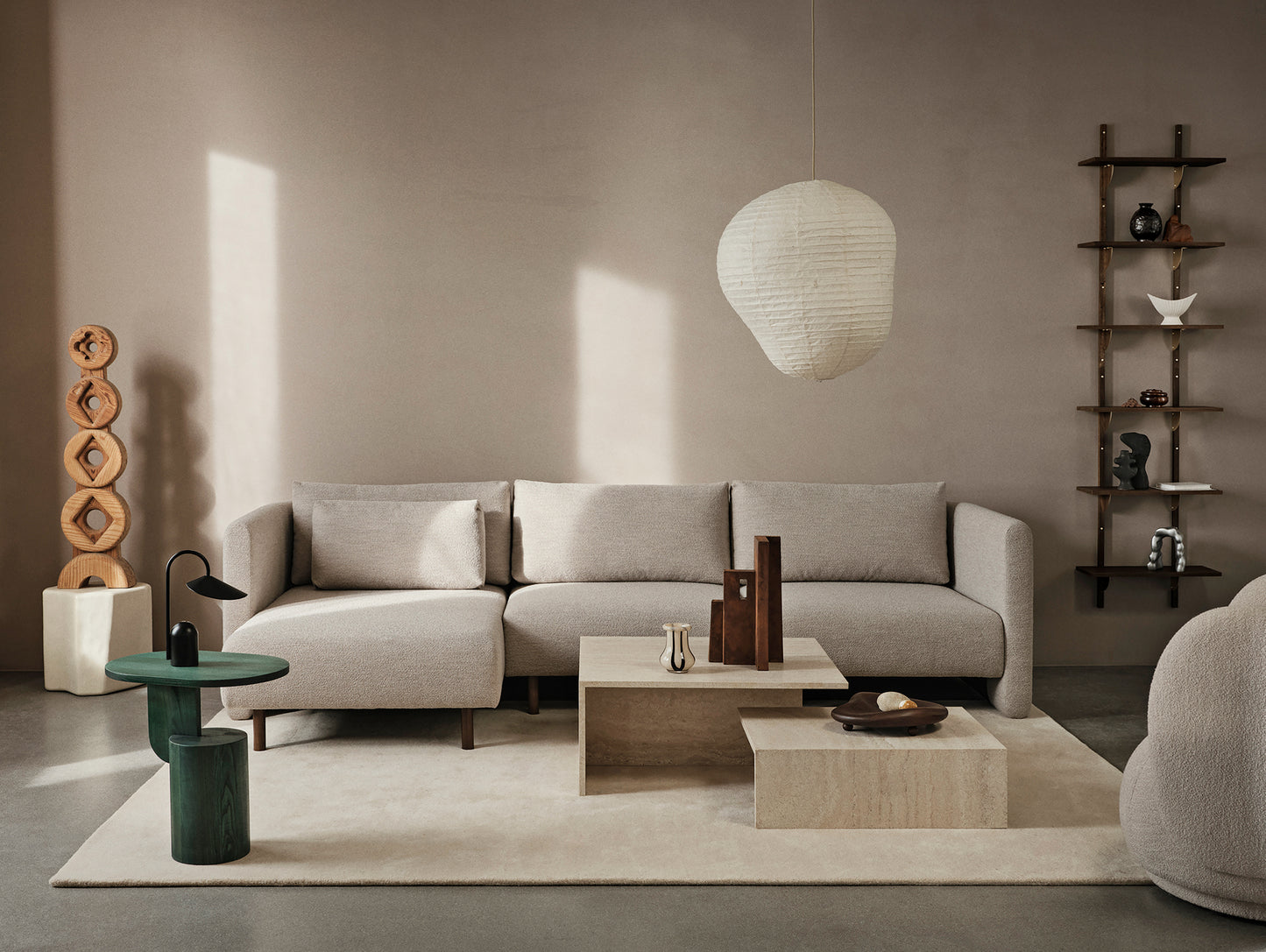 Dase Modular Sofa - Individual Modules by Ferm Living - Soft Boucle