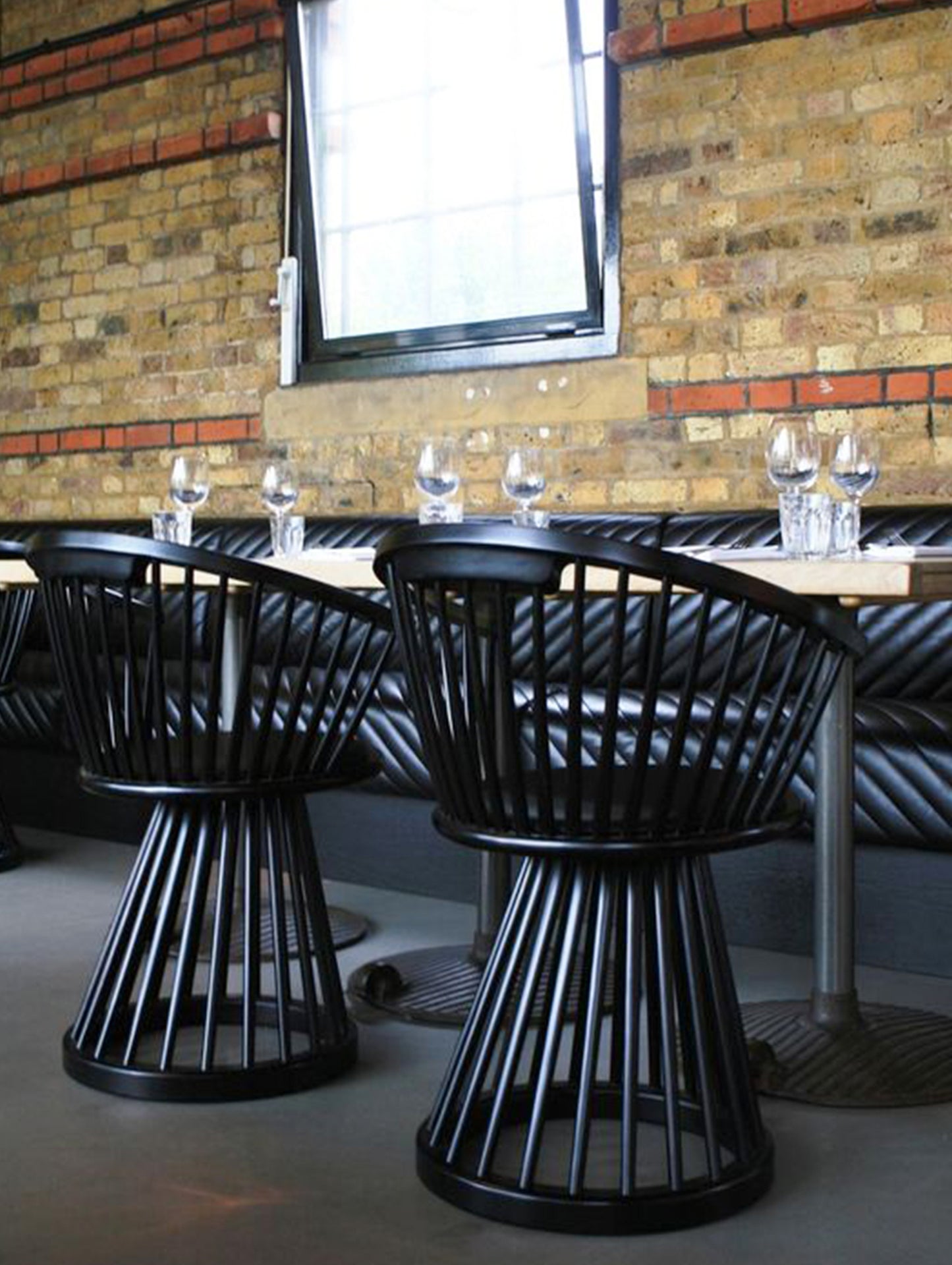 Fan Dining Chair by Tom Dixon - Black Stained Ash