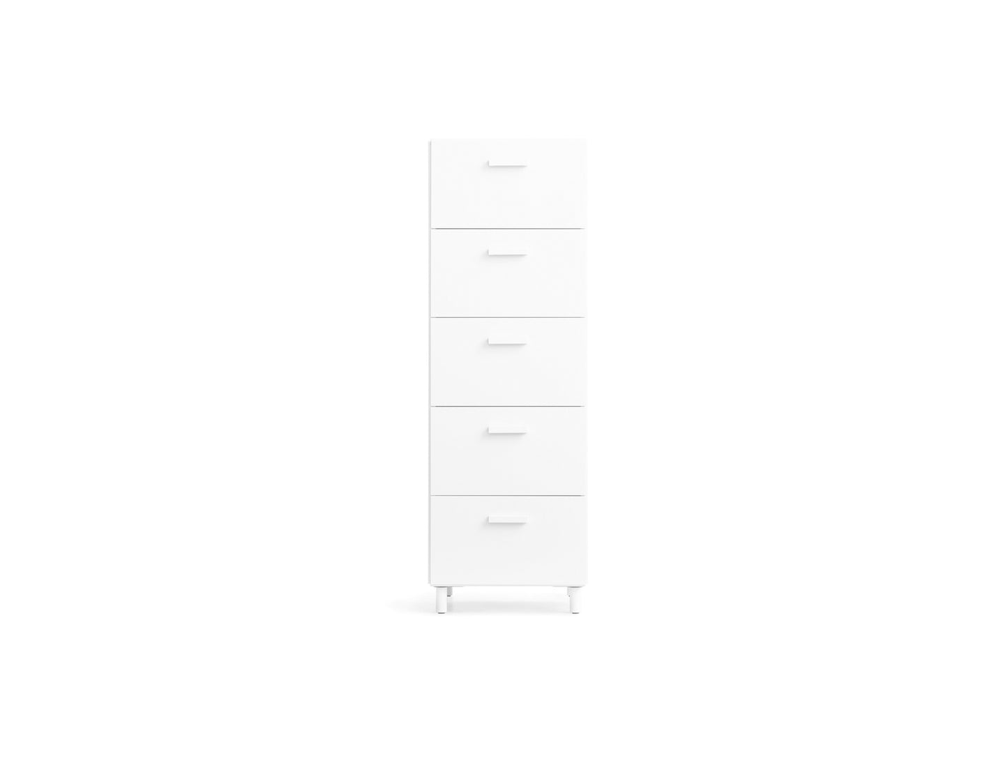 Relief Drawers with Legs - Tall by String -  White